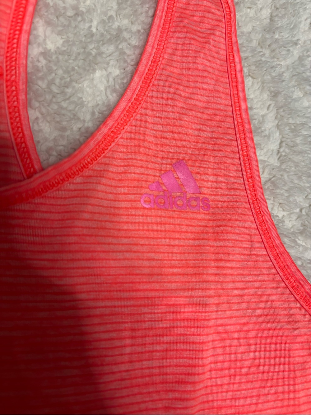 ADIDAS Coral Racerback Performance Tank - Picture 2 of 3